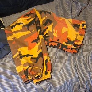 Men's Casual Slim Fit Camo Jogger Cargo Pant